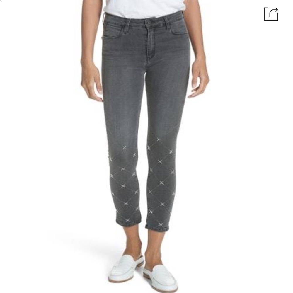 BROCKENBOW Sakana Reina Ankle Skinny Jeans, sz 25